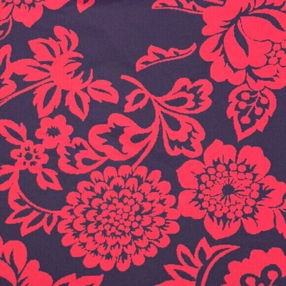 SAINT JAMES Floral Long Sleeve Top Long Sleeve Size 8 Red Navy - Picture 3 of 7